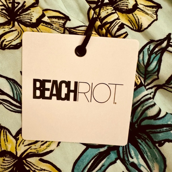 BeachRiot Rayon Floral Patterned Pants - Picture 3 of 7